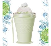 Foldable Ball Maker, Sphere Ice Mold, 3.15x3.15 Inches Chilling Cup with Soft Build, Flexible Silicone Cooling, Reusable Device with Round Style, Cube Mold for Juice and Beverage