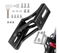 Foldable Bike Front Carrier Holder, Adjustable Front Load Adapter Rack, Ergonomic Rising Support Mount for Commuting Daily Cargo Bag Basket Travel Folding Bicycle Stability Carrying Accessory