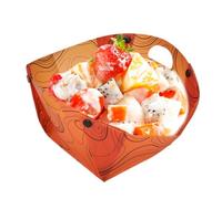 Foldable Bowl, Portable Folding Bowl Tableware, Adorable Outdoor Use, Reusable Bowls for Family Gathering Travel Road Trip Camping Hiking Picnic, 7.09x5.91x3.94 inches