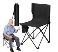 Foldable Camping Chair, Portable Beach Chair, 286 LBS Weight Capacity, Lightweight Travel Gear, Storage Bag for Picnic, Hiking, Festival, Backpacking, Fishing, Outdoor Adventure