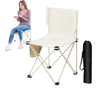 Foldable Camping Chair, Portable Chair, Supports 286 Lbs, Camping Gear with Storage Bag For Travel, Picnic, Beach, Festival, Hiking, Backpacking, and Fishing Adventures