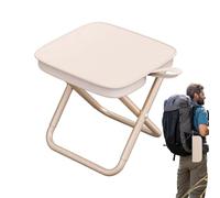 Foldable Camping Chairs, Picnic Folding Stool, Camp Stool with Storage Bag, Compact Travel-Friendly Design for Hiking and Beach Trips, 11.02x10.43x9.06 Inches