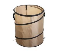 Foldable Camping Garbage Can, 240g Portable Outdoor Waste Bin with Steel Wire Frame, 420D Oxford Cloth Trash Container for Garden Hiking Picnic RV Travel Backyard and Survival Activities