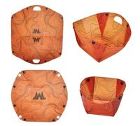 Foldable Camping Plate, Foldable Dishpan, Space-Saving Outdoor Tableware, Lightweight Portable Bowl for Hiking, Picnics, Family Gatherings, Mountain Climbing, BBQ, 2pcs