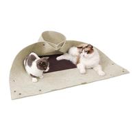 Foldable Cat Bed, Kitten Tunnel Cave, Interactive Cat Toys, Cat Playground Toy, Portable Felt Tunnel Bed for Cats with Interactive Design for Kittens, Medium, and Large Cats