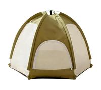 Foldable Cat Tent - Breathable Mesh Cat Cave with Zippered Door, Indoor Cats House Hideaway, Portable Cats Tent for Home, Apartment, Dorm, Living Room, Patio, Balcony, Porch Use Easy Storage