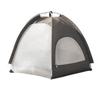 Foldable Cat Tent - Breathable Mesh House Cave, Portable Standard Scale, Industrial-Grade Zippered Door, Weather-Resistant Ventilated Fabric, Shelter for Pets in Living Rooms, Balconies, Porches