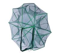 Foldable Catch Net Cage, Bait Fish Trapping System, Compact Crab Minnow Capture Net Tool, Reinforced Mesh Fishing Enclosure, Portable Water Fishing Accessory Kit, Lake River Outdoor Gear