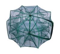 Foldable Catch Net Cage, Bait Fish Trapping System, Compact Crab Minnow Capture Net Tool, Reinforced Mesh Fishing Enclosure, Portable Water Fishing Accessory Kit, Lake River Outdoor Gear