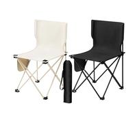 Foldable Chair Lightweight Lawn Chair Outdoor Stool with Compact Design and Long Lasting Frame For Camping Stadium Fishing Concert Backpacking Patio Beach Travel Events