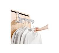 Foldable clothes hanger - White - ABS - 5 holes - Scandinavian design - Portable