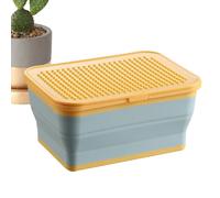 Foldable Cube Storage Organizer Bins - Durable Fabric Folding Cube Box With Handles, Storage Bin Containers For Toys Clothes Books | Kids Toy Box For Playroom Nursery Bedroom Children Boys