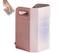 Foldable Design Foot Soak Tub, Portable Foot Bath Basin, Square Foot Soak Bucket, Lightweight Feet Spa Tub 30 x 30 x 46 cm for Interior, Outdoor, Present, Green, Pink Color