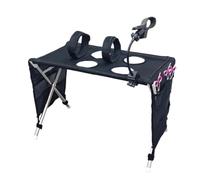 Foldable Dog Grooming Table - Quick Dry Breathable Mesh Bathing Stand, Port