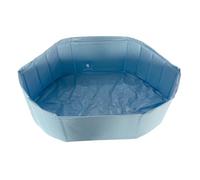 Foldable Dog Pool - 28.74 Inch Foldable Pet Bathtub | PVC Portable Swimming Tub - Thickened Pet Splash Pool with Durablе PP Board Support, Easy Storage and Water Play Design