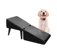 Foldable Dog Steps - Adjustable Dog Ramp ¦ Pet Steps for Small Dogs, Animal Ladder with Folding Space Saving Build, Wooden Cat Ramps, Pet Step for Cats and Dogs