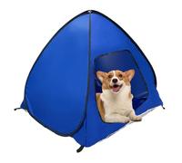 Foldable Dog Tent for Camping, Waterproof Pet House Shelter, Silver-Coated Polyester Shade Tent for Outdoor Lawn Garden Patio Backyard Picnics and Outings with Easy Setup Design