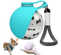 Foldable Dog Water Bottle for On The Go, Leak-Proof Travel Drinking Bowl for Cats with Foldable Silicone Bowl, Portable Pet Water Bottle for Dog Cat Outdoor Walking (A)