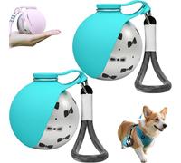 Foldable Dog Water Bottle for On The Go, Leak-Proof Travel Drinking Bowl for Cats with Foldable Silicone Bowl, Portable Pet Water Bottle for Dog Cat Outdoor Walking (2A)