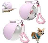 Foldable Dog Water Bottle for On The Go, Leak-Proof Travel Drinking Bowl for Cats with Foldable Silicone Bowl, Portable Pet Water Bottle for Dog Cat Outdoor Walking (C+D)