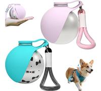 Foldable Dog Water Bottle for On The Go, Leak-Proof Travel Drinking Bowl for Cats with Foldable Silicone Bowl, Portable Pet Water Bottle for Dog Cat Outdoor Walking C)
