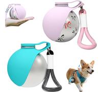 Foldable Dog Water Bottle for On The Go, Leak-Proof Travel Drinking Bowl for Cats with Foldable Silicone Bowl, Portable Pet Water Bottle for Dog Cat Outdoor Walking (B+D)