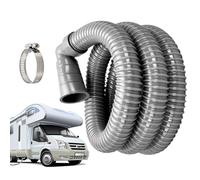 Foldable Drainage Pipe, Flexible RV Sewer Hose, Heavy Duty Line with Leak-Proof Build, Septic Waste Hose, High-Density Polyethylene with Industrial Style, Sanitation Tool for Trailers and Campers