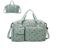 Foldable Duffle Bag, Large Capacity Duffel Pack, Waterproof Design, PU Polyester Material, Perfect for Camping, Beach, Swim Pool, Sports, and Gym, Black, White, Pink