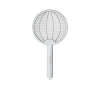Foldable Electric Fly Swatter Mosquito Racket Adjustable Wall Mounted Handheld Rechargeable