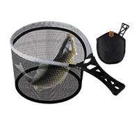 Foldable Fish Net, Heavy Retractable Tool, Compact Shrimp Catcher, Outdoor Stream Mountain Gear, Riverbed Shallow Fishing Accessory, Angling Gear for Clean, Saltwater, Ponds
