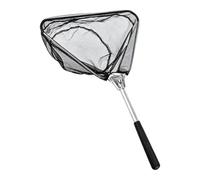 Foldable Fishing Net - Aluminum Alloy Portable Lightweight Triangular Head | Folding Floating Fishing Net For Pond Lake River Area Reservoir Along Shoreline