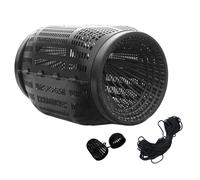 Foldable Fishing Trap, Lightweight Mesh Bait Cage, Strong Crab & Eel Catcher, Suitable For Saltwater Freshwater, Ideal For Shrimp Turtle In Lake Or Pond, 19.69x7.48x7.48 Inches