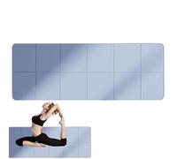 Foldable Fitness Mat, Lightweight Exercise Pad, Travel Friendly, Barefoot Workout Carpet, Thin Non Slip Mat for Home, Gym, Apartment, Travel, Outdoor, Dorm Room
