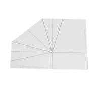 Foldable Food Basket Sewing Template | Acrylic DIY Handbag Ruler for Picnic Bags/Lunch Bags/Craft Projects | Reusable Sewing Guide with Accurate Measurements (8 Inch)