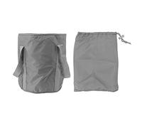 Foldable Foot Tub, Collapsible Camping Bucket, Double Layer Polyester Foot Soak Tub with Dual Handles and Storage Bag for Outdoor Travel Hiking Home Use (Gris)