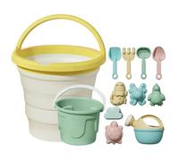 Foldable Fruit Design Bucket Game Set | Colorful Travel Sand Toys,for Ages 3 And Up Children Yard Travel Vacation Outdoor