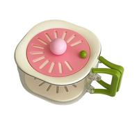 Foldable Fruit Strainer - Container with Lid and Handle, 2-in-1 Vegetable Washing and Storage Solution for Kitchen, Refrigerator, Outdoor Picnic, Sink, Salad Preparation, Food Prep, Home Cooking, Camp