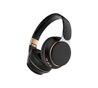 Foldable HiFi Stereo Wireless Headphones, Bluetooth 5.0 Headphones with Microphone, MP3 Radio, TF Card Support, Black
