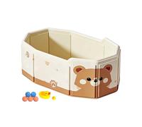 Foldable Kid Bathtub with Toys - Portable Small Bath Tub, 75x45cm Folding Kid Bathtub with Drain Plug, Non-Slip Bath Tub | Pet Bathing Pool for Boys Girls Cats Dogs Travel Camping Apartment