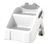 Foldable Kids Step Stool - 2-Level Bathroom Ladder, Lightweight Training Stool | Safe Potty Toilet Assistance, Hand Washing Sink Counter Kitchen Bedroom Nursery Support For Children