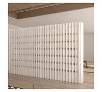 Foldable Kraft Paper Room Divider Screen - Adjustable Freestanding Privacy Partition For Living Rooms, Offices&Beauty Salons - Stylish&Versatile Space Separator,White-H1,White-H180Xw43Xl400-500Cm