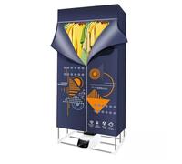 Foldable Large Capacity Heated Airer Clothes Dryer, Intelligent Constant Temperature Fast Drying Heated Airer Cover, Save Electricity Electric Airer Cover Rainy Weather,A