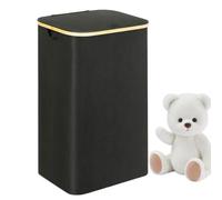 Foldable Laundry Basket With Lid - 100L Waterproof Clothes Hamper