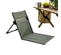 Foldable Lounge Chair Lightweight Camping Floor Seat Reclining Beach Chair