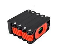 Foldable Magnetic Level - Multi-Angle Woodworking Gauge | Compact 5 Section Level With 4 Bubble Tubes Reads 45° 90° 180° | Construction Home Improvement Measuring Cutting Pictures Stair Lawn Outdoor W