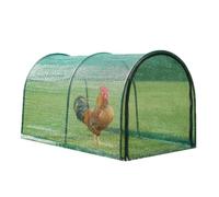 Foldable Outdoor Chicken Tunnel Enclosure with Frame, Chicken Coop