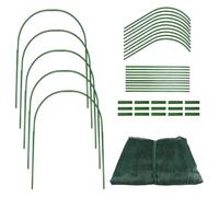 Foldable Outdoor Chicken Tunnel Enclosure with Frame, Chicken Coop