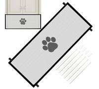 Foldable Pet Gate - Telescopic Adjustable Pet Gate For Home, Wide Folding Fence Net For Stairs Doorways Kitchen | Expandable Safety Dogs Cats Puppies Small Medium Pets Indoor Use
