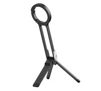 Foldable Phone Stand - 8.19x4.53 Inches Magnetic Aluminum Tripod for Video Calls, Entertainment with Adjustable Viewing, Electronics Holder for Desk Home Outdoor, Lightweight Silver