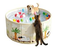 Foldable Pool Anti-Slip Pet Bathtub Fold Up Kiddie Pool for Boys Girls